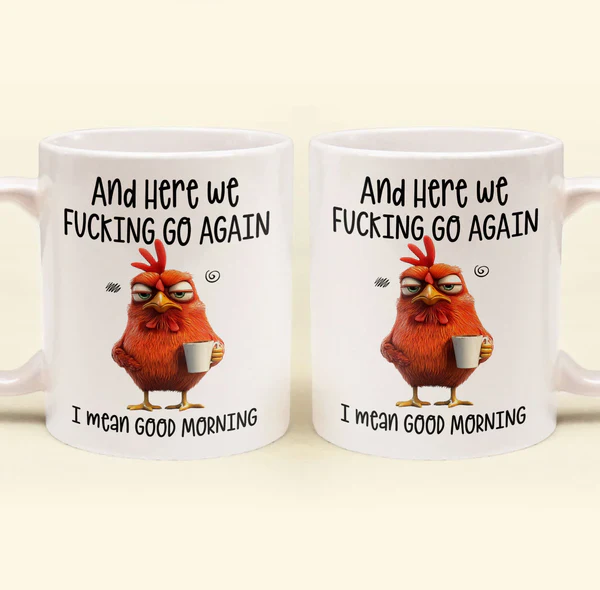 ?F-Caw-F Funny Chicken Mug - Image 20