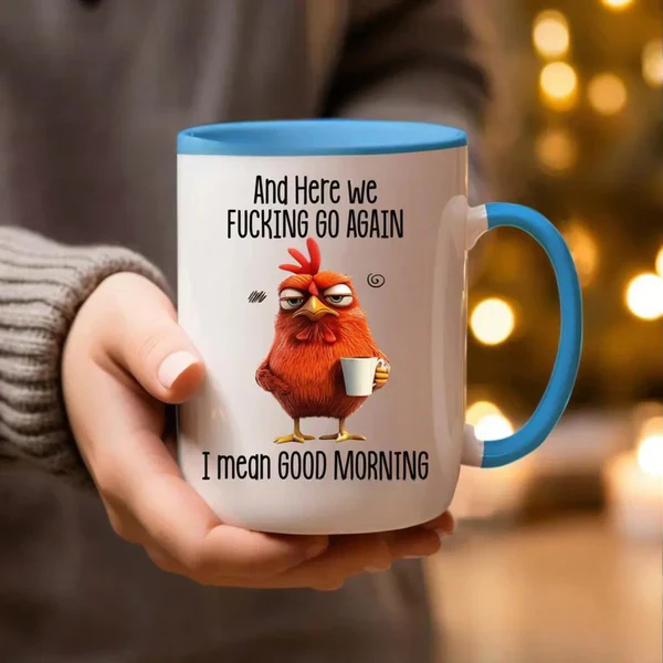 ?F-Caw-F Funny Chicken Mug - Image 26