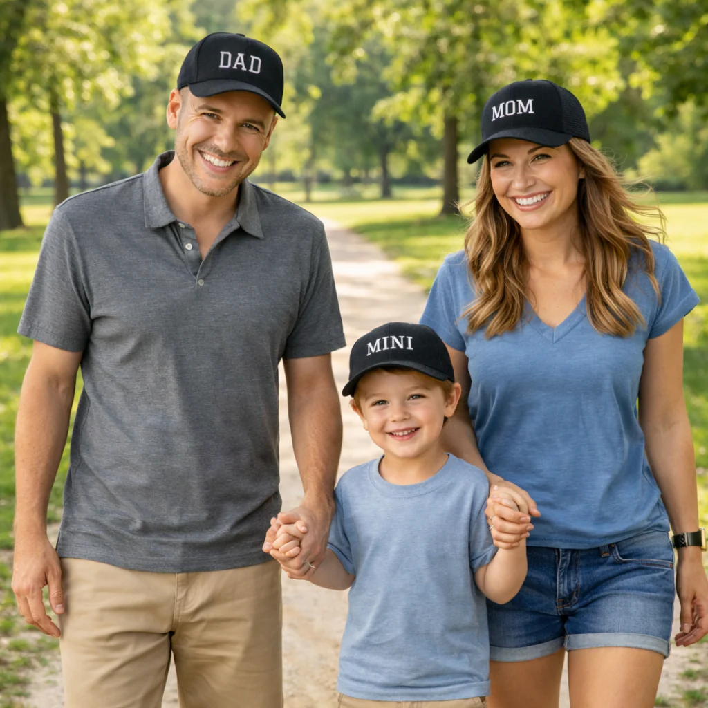 🔥Matching Mom Dad & Mini Caps 🎁Best Gifts for Mother's Day & Father's Day