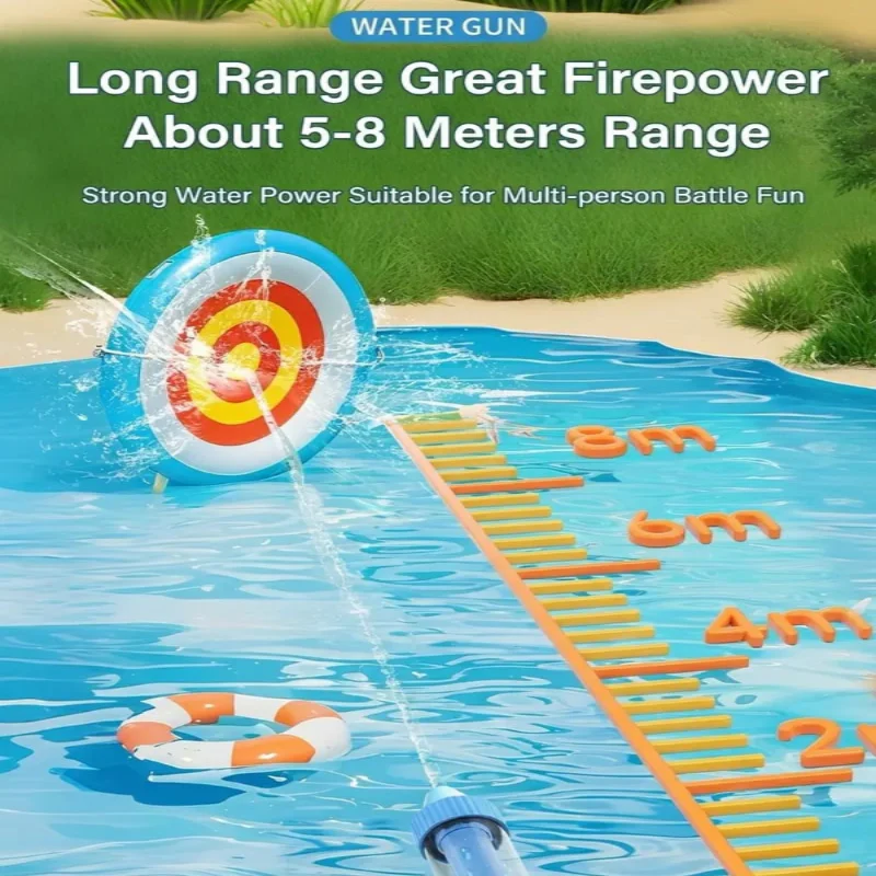 🔥360° Rotary Firework Water Blasters - Rapid-Fill Pump Action Pool Cannons for Summer Outdoor Games (Ages 3+) - Image 5