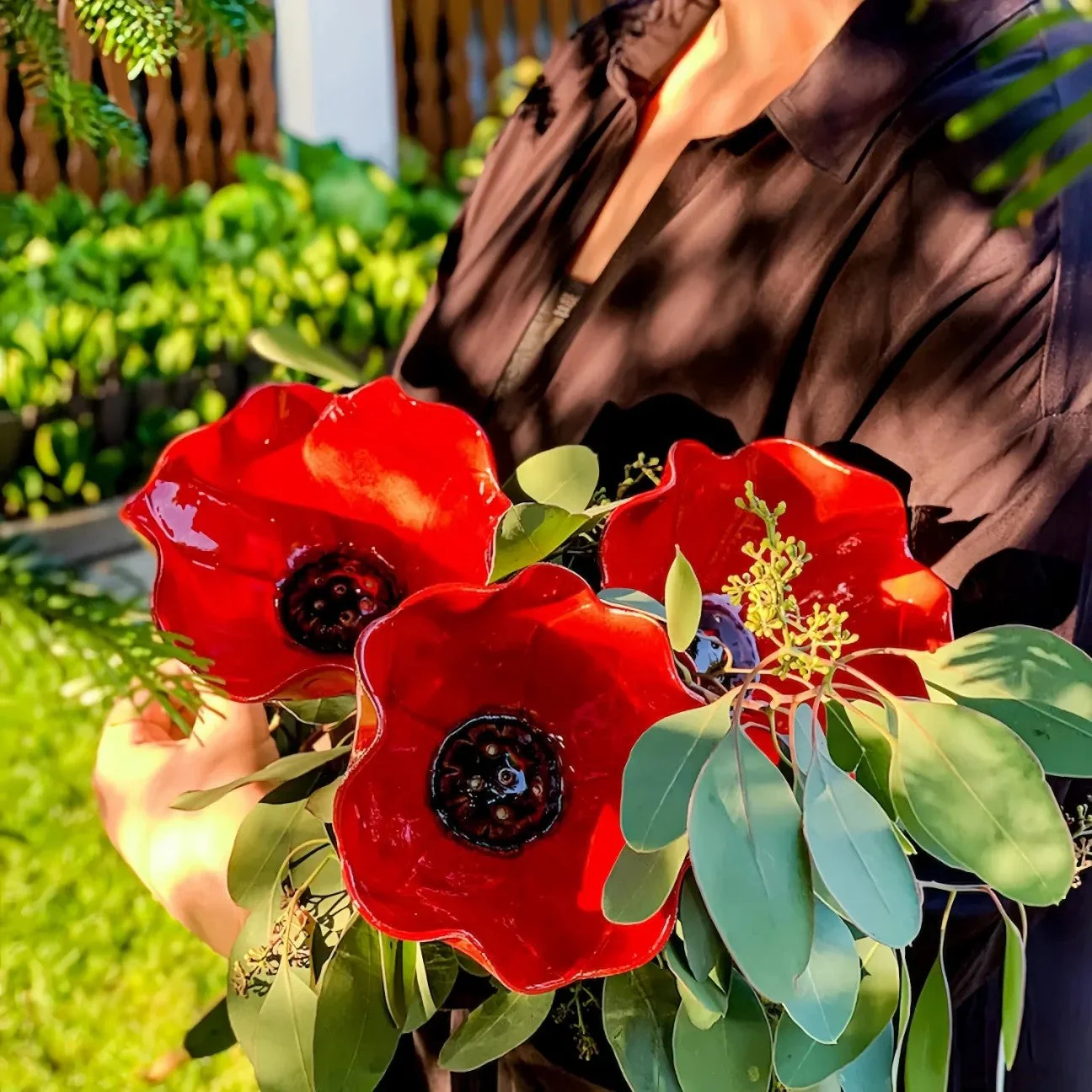 🐦 Handmade Metal Flower Garden Stake – Bird Bath & Outdoor Decor for Nature Lovers 🌸 - Image 6