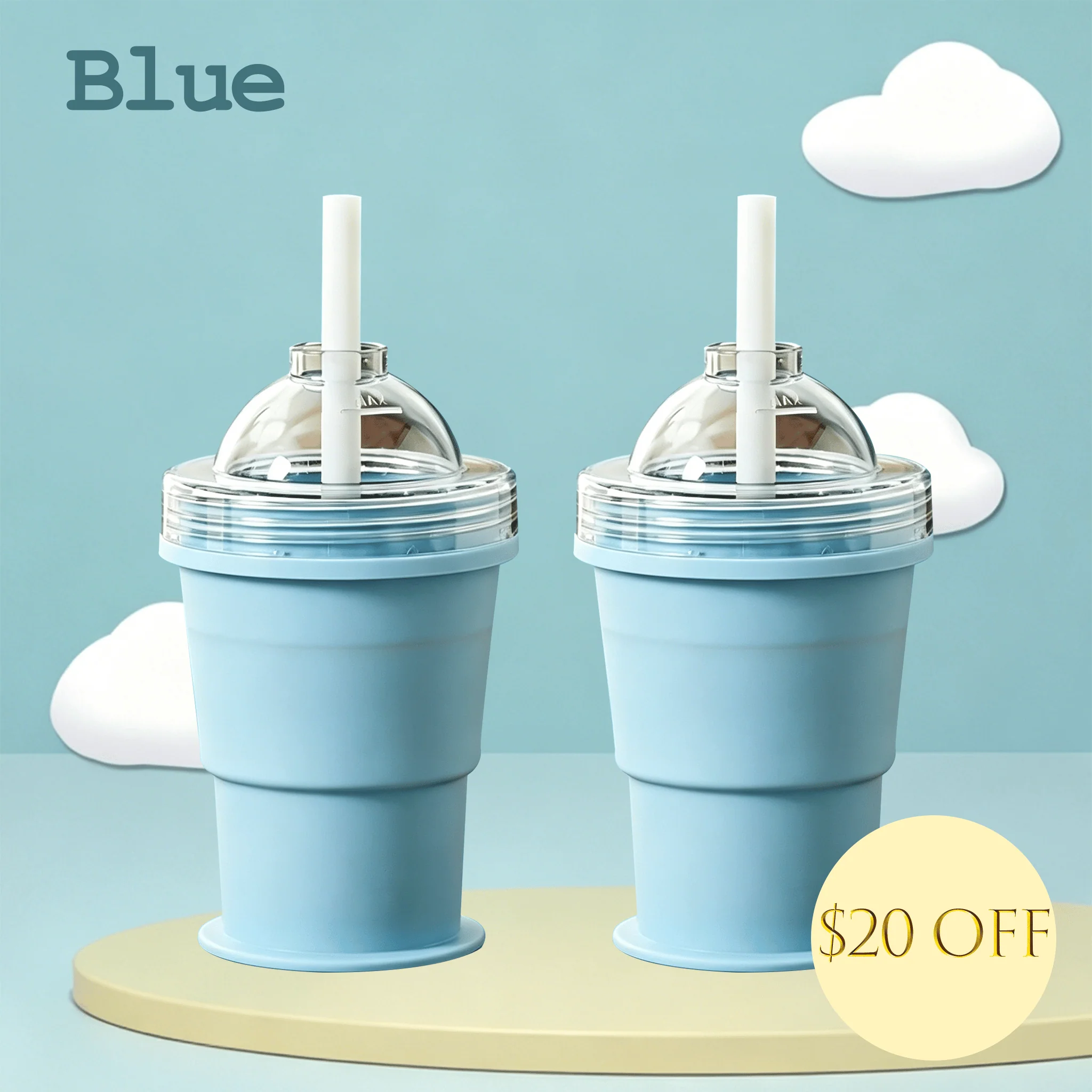 🧊 Foldable Silicone Ice Ball Drink Cup - Image 17