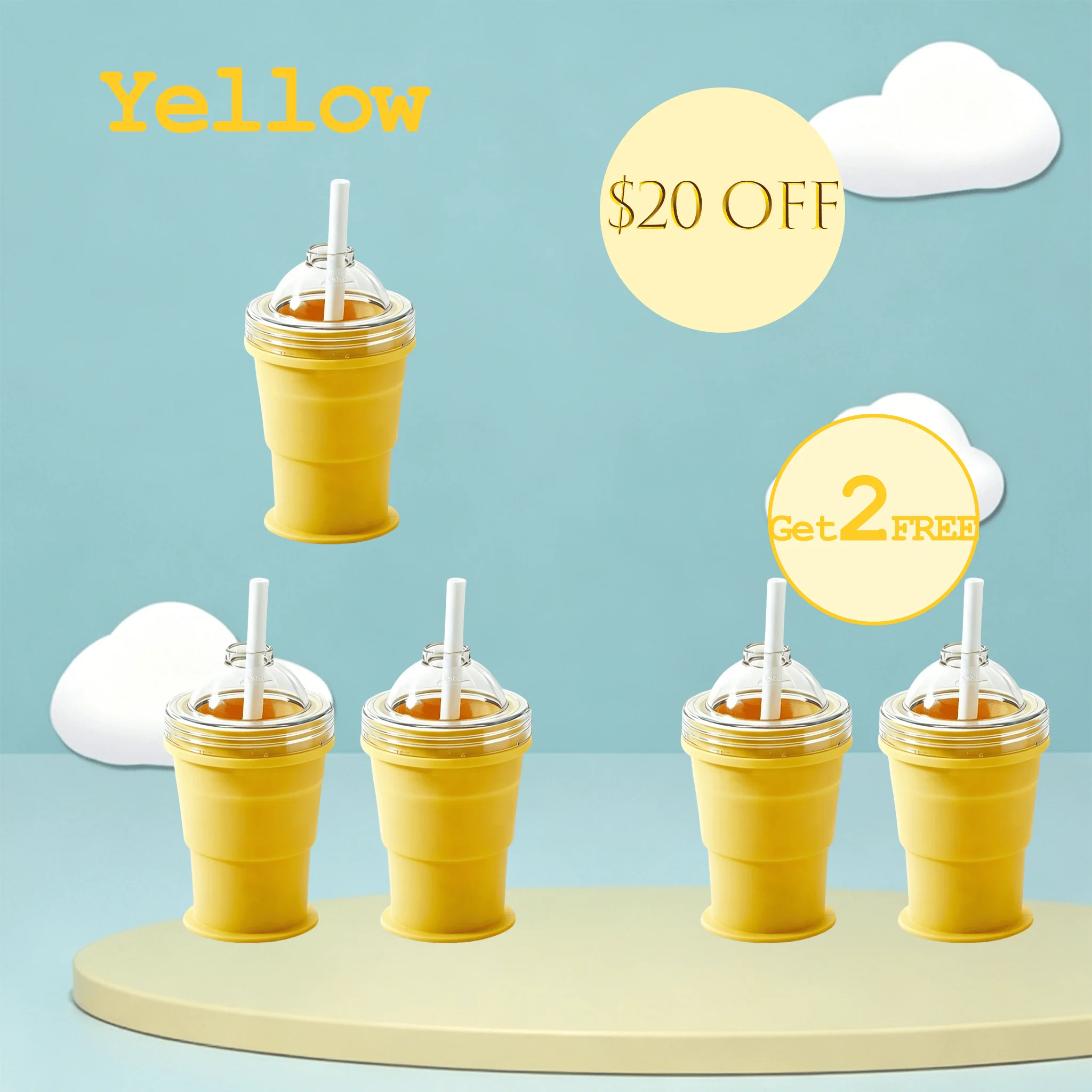 🧊 Foldable Silicone Ice Ball Drink Cup - Image 20