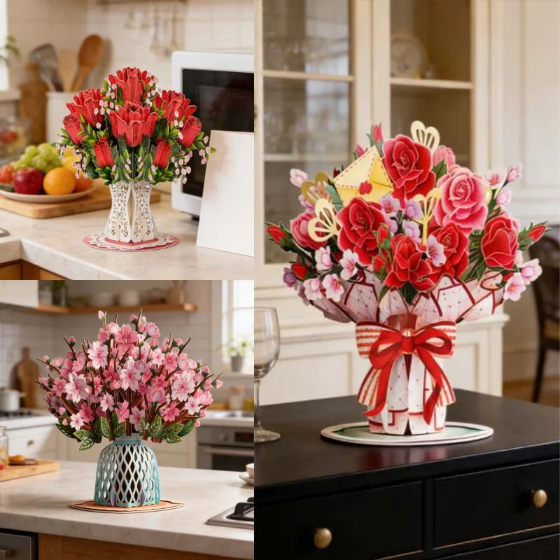 🏆35K+ SOLD! 🌼💌 Forever-Blooming 3D Flower Pop-Up Card– Personalized Love Message & Everlasting Bloom 🎁 - Image 11