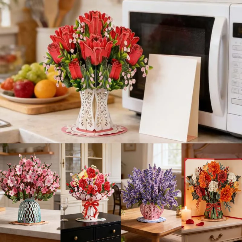 🏆35K+ SOLD! 🌼💌 Forever-Blooming 3D Flower Pop-Up Card– Personalized Love Message & Everlasting Bloom 🎁 - Image 12