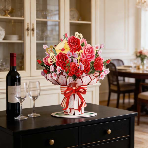 🏆35K+ SOLD! 🌼💌 Forever-Blooming 3D Flower Pop-Up Card– Personalized Love Message & Everlasting Bloom 🎁 - Image 2