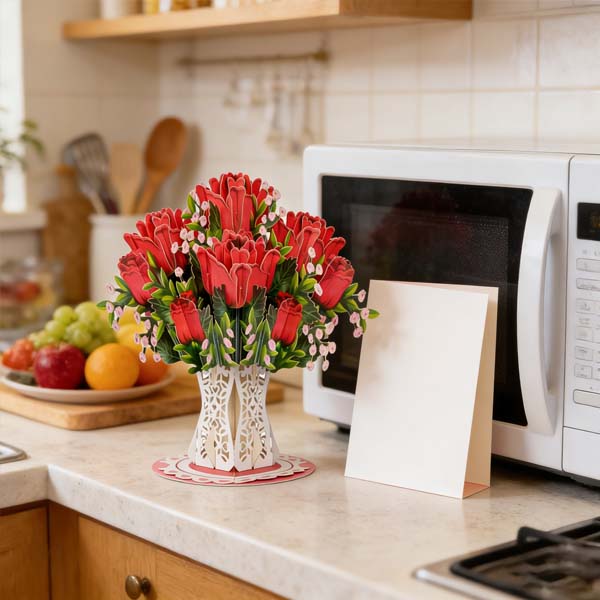 🏆35K+ SOLD! 🌼💌 Forever-Blooming 3D Flower Pop-Up Card– Personalized Love Message & Everlasting Bloom 🎁 - Image 3