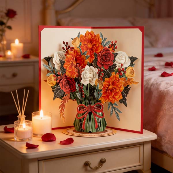 🏆35K+ SOLD! 🌼💌 Forever-Blooming 3D Flower Pop-Up Card– Personalized Love Message & Everlasting Bloom 🎁 - Image 4