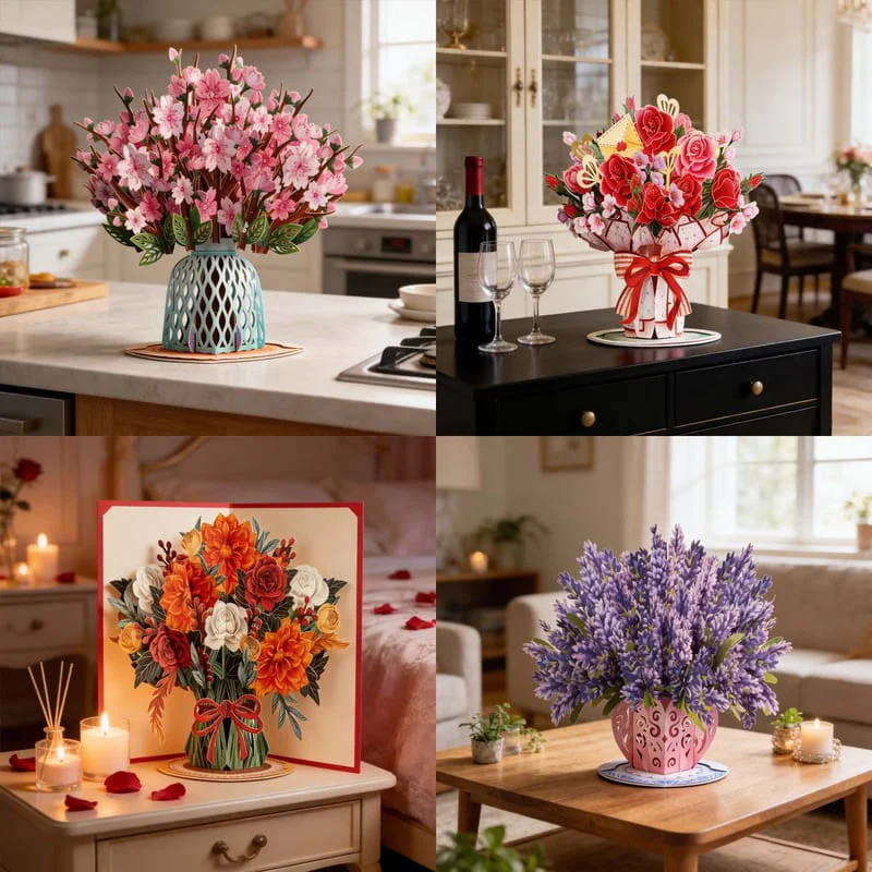 🏆35K+ SOLD! 🌼💌 Forever-Blooming 3D Flower Pop-Up Card– Personalized Love Message & Everlasting Bloom 🎁 - Image 9