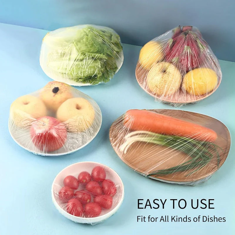Tiktrove Fresh Keeping Bags – Elastic Plastic Bowl Covers - Image 2