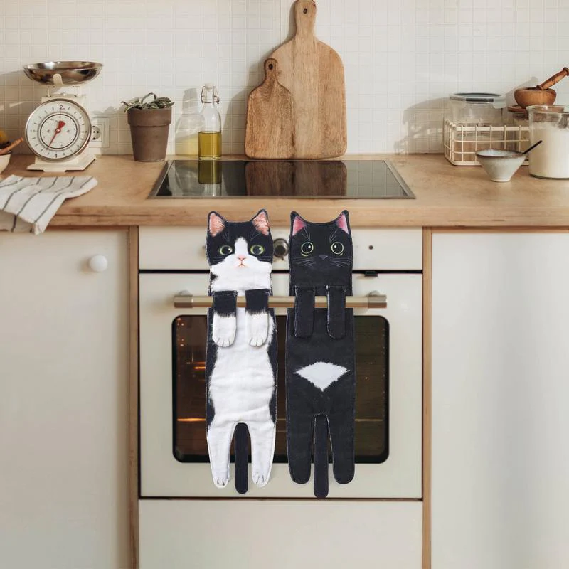 🎁 Early Christmas Sale🎅 Funny Cat Hand Towels - Image 2