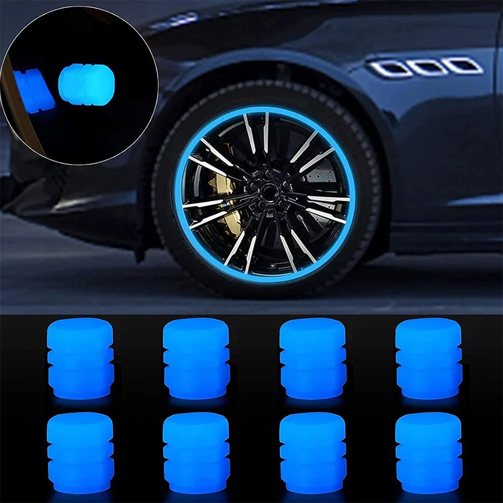 16PCS Glow-in-the-Dark Car Tire Valve Cap Set - Image 4
