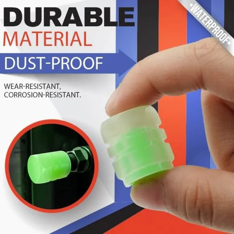 16PCS Glow-in-the-Dark Car Tire Valve Cap Set - Image 7