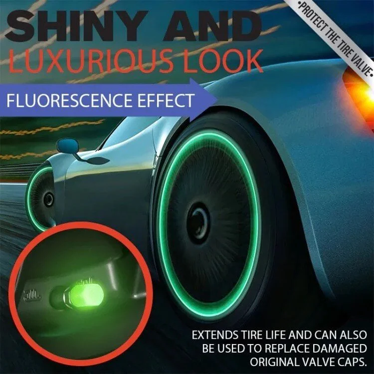 16PCS Glow-in-the-Dark Car Tire Valve Cap Set - Image 9