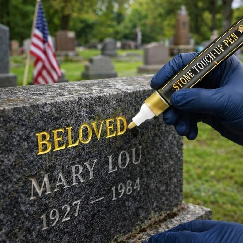 🐦Golden Tombstone Marker Pen for Restoring Faded Grave Inscriptions - Image 9