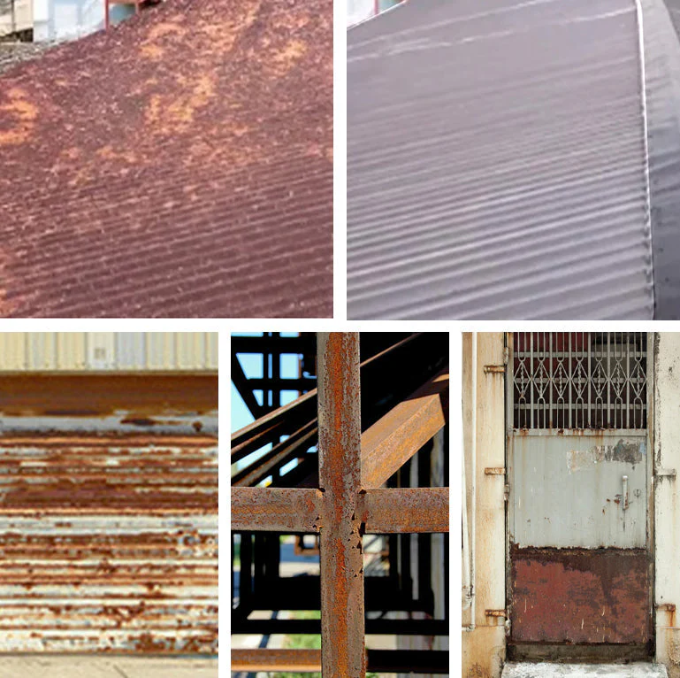 Gray Waterproof, UV-Resistant, Wear-Resistant Anti-Rust Paint with Brush - Image 5