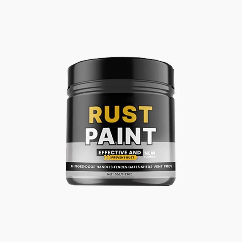 Gray Waterproof, UV-Resistant, Wear-Resistant Anti-Rust Paint with Brush - Image 9