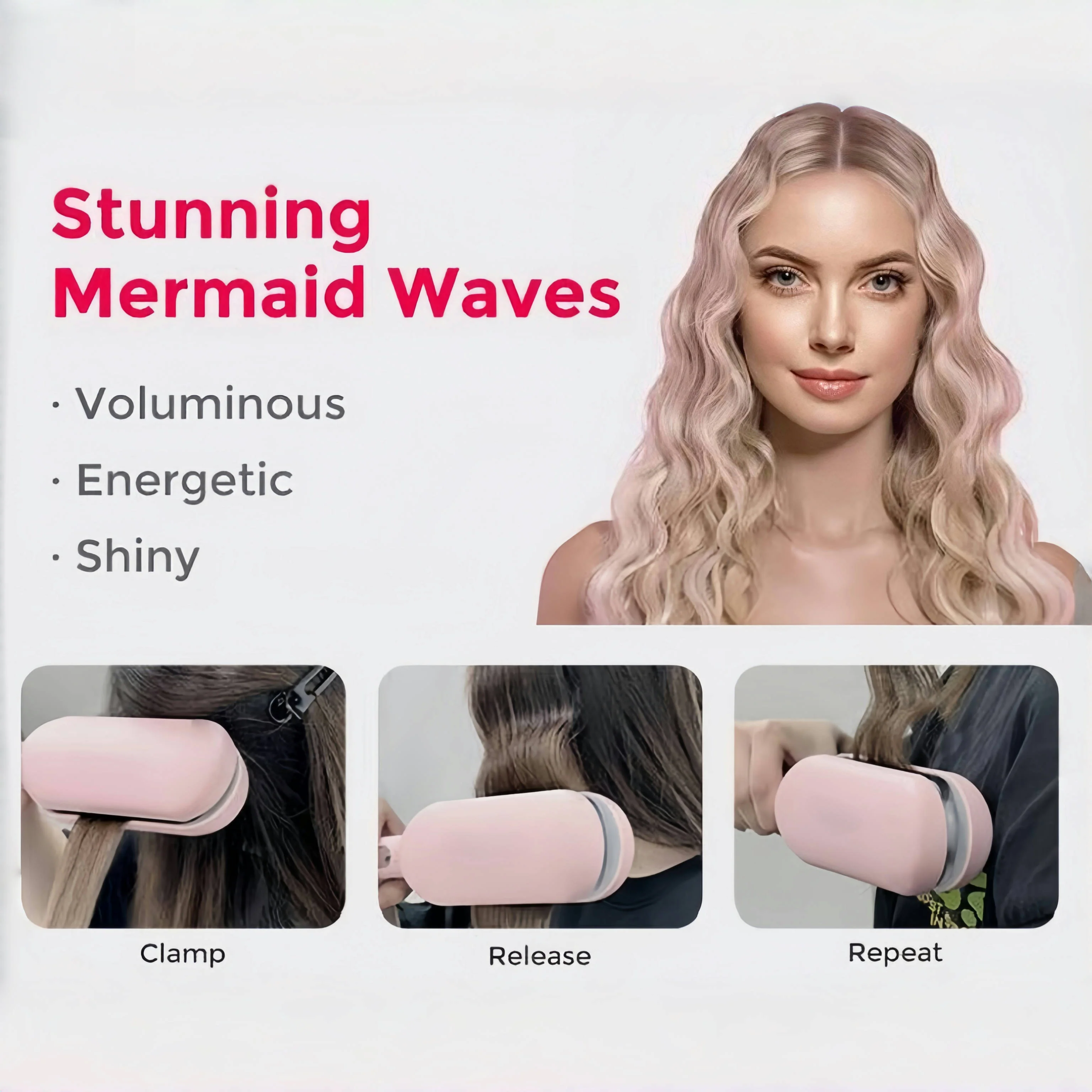 💯 Hair Styling Tool with Negative Ionic Technology 💖 - Image 3