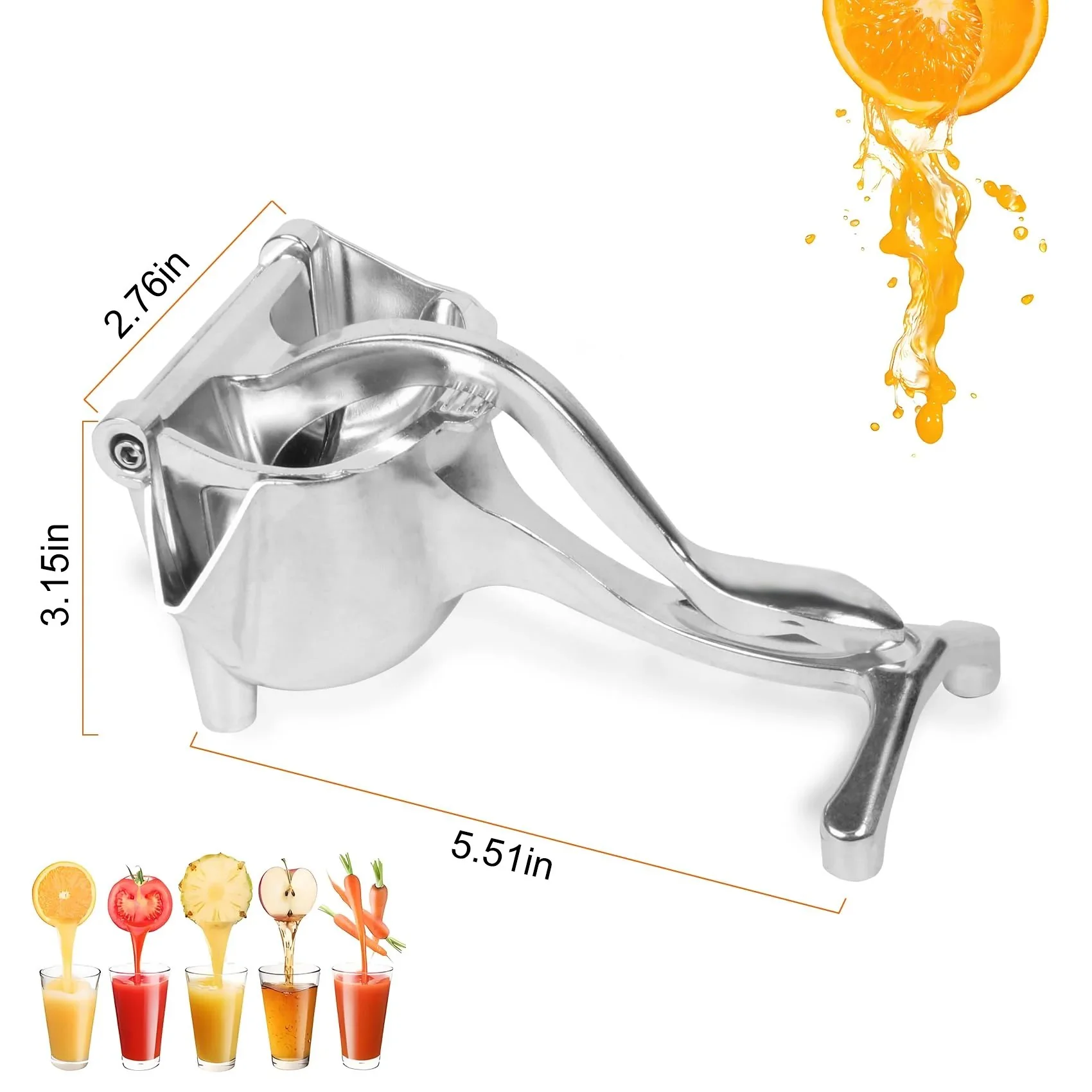 Hand Juicer Squeezer- Aluminum Manual Press Juicer🍹 - Image 6