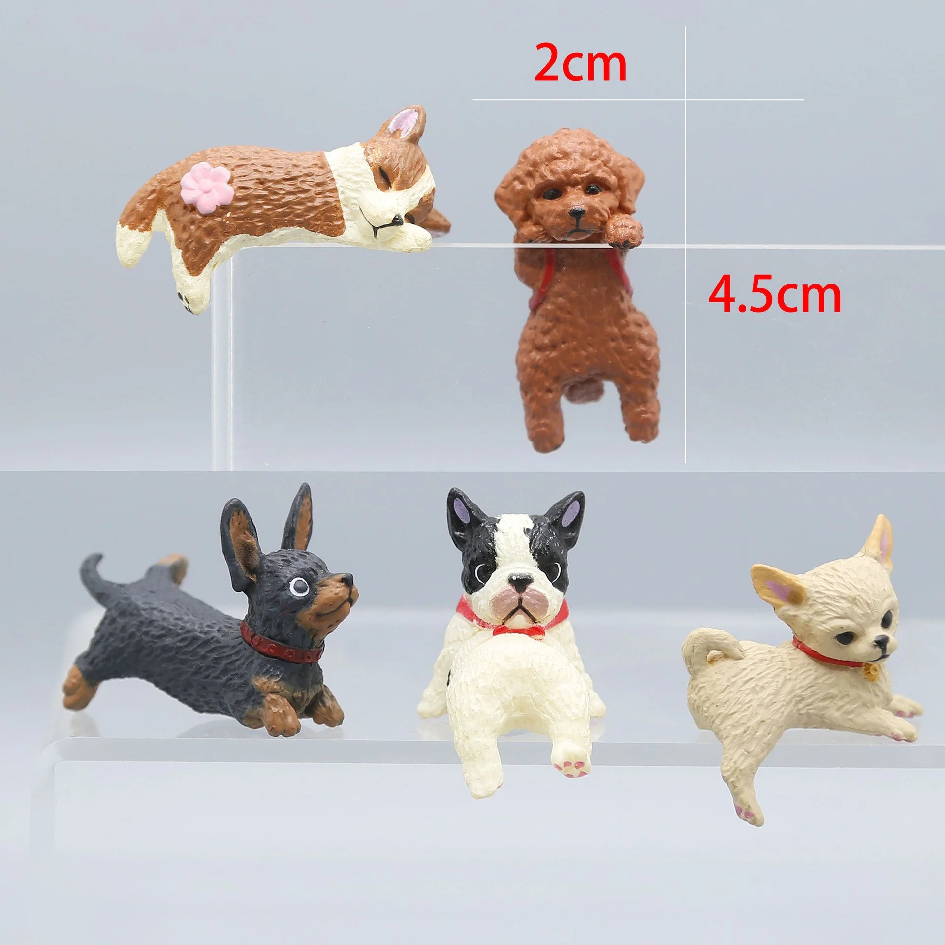 ⏰🔥 Hand-Painted Mini Cat Desk Figurines 😺 Set of 5 Cute Cartoon Kitty Companions - Image 12