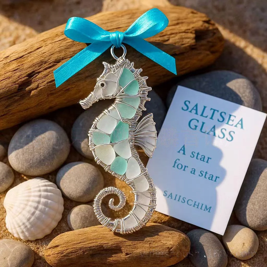 Handmade Frosted Ocean Suncatcher🐚 - Image 2