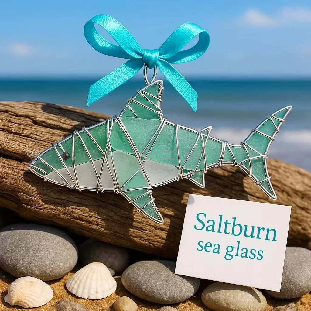 Handmade Frosted Ocean Suncatcher🐚 - Image 6