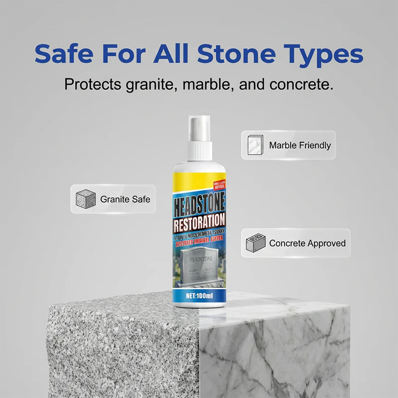⏰🎁Headstone Cleaning & Restoration Spray – Remove Stains Instantly - Image 3