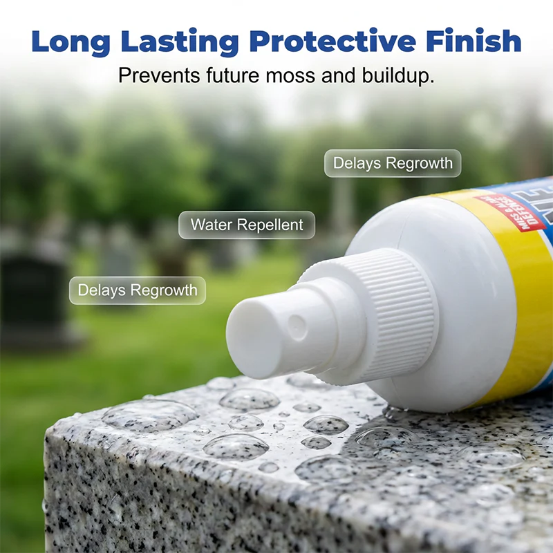 ⏰🎁Headstone Cleaning & Restoration Spray – Remove Stains Instantly - Image 5