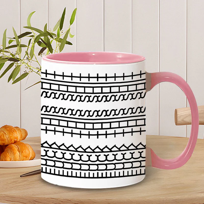 Hidden Message Coffee Mug Unique Gift for Work Bestie - Image 5