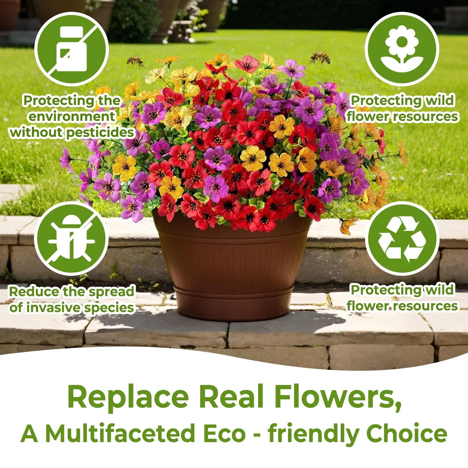 🌸Mother's Day Hot Sale  -🌱High-Grade Material Artificial Flowers - Image 2
