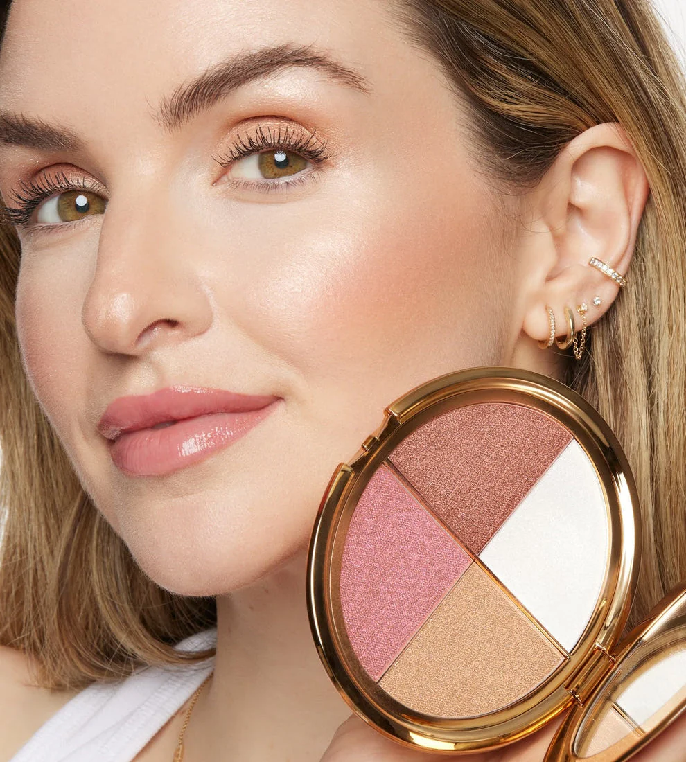 Glow Gallery Highlighting Eye & Cheek Palette - Image 5