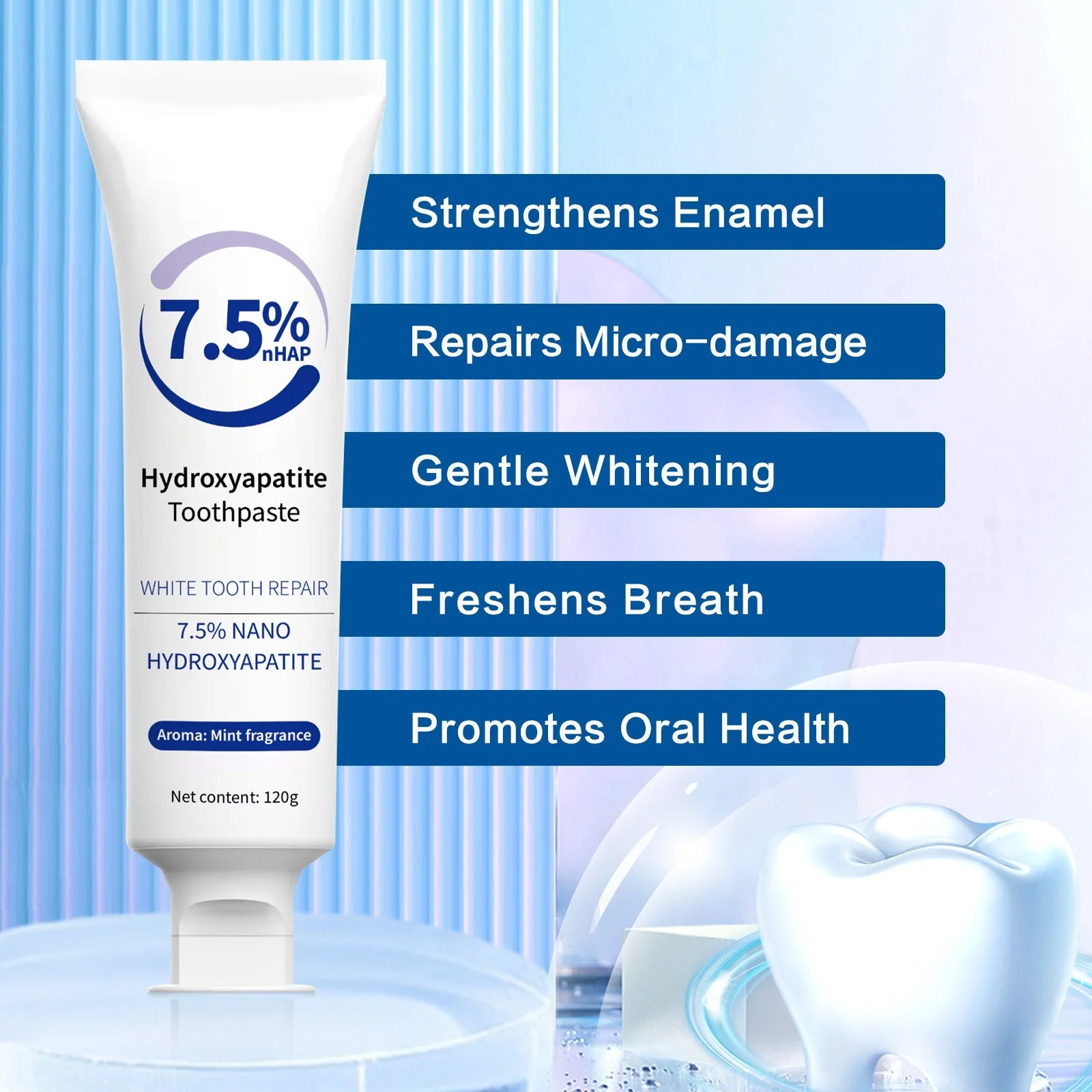 Fluoride-Free Hydroxyapatite Toothpaste - Image 3