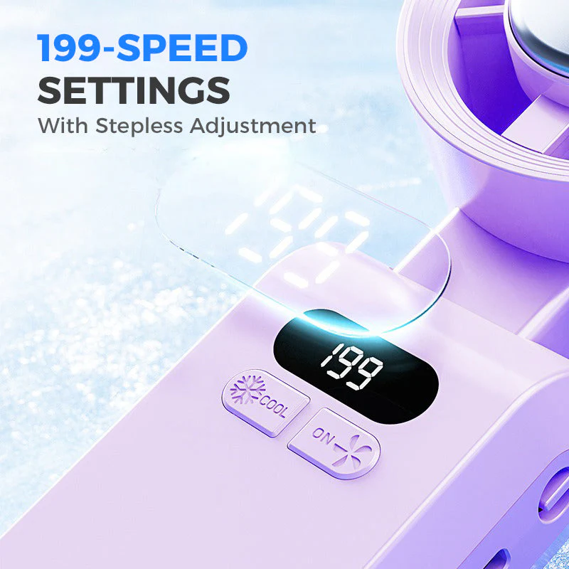 🔥Handheld Portable Fan with Ice Cooler - Image 4