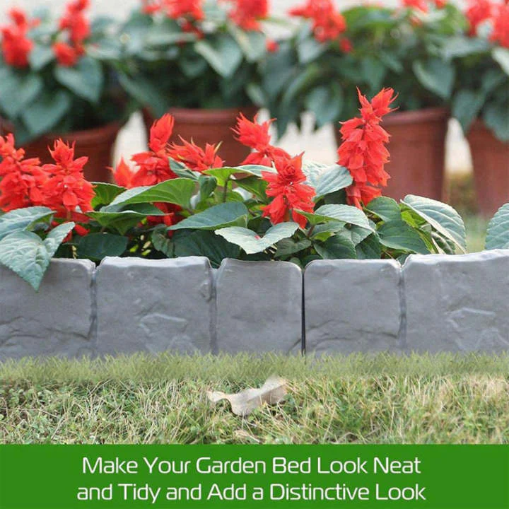 Imitation Stone Garden Fence - DIY Garden Edging Border - Image 10