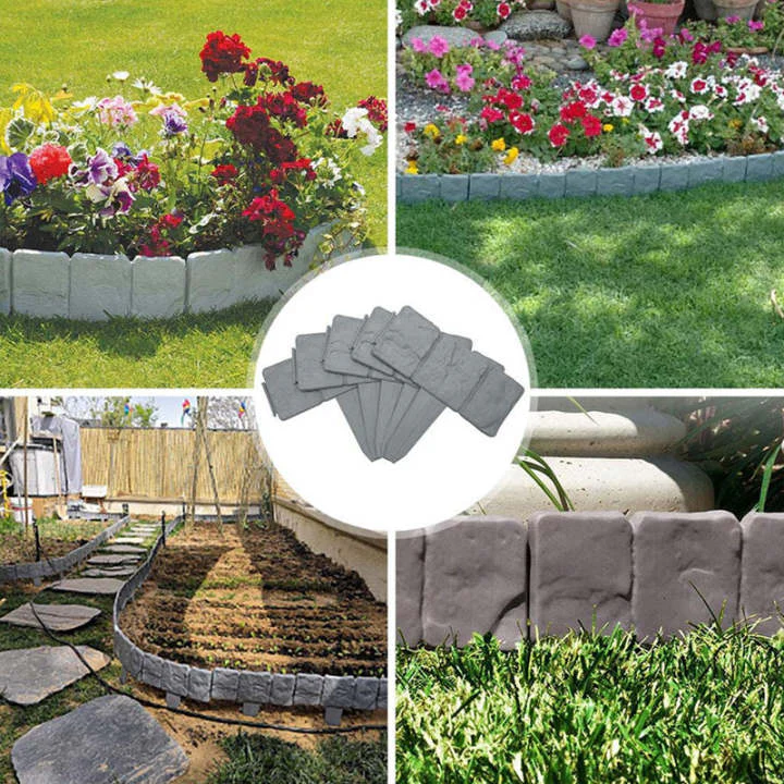 Imitation Stone Garden Fence - DIY Garden Edging Border - Image 13