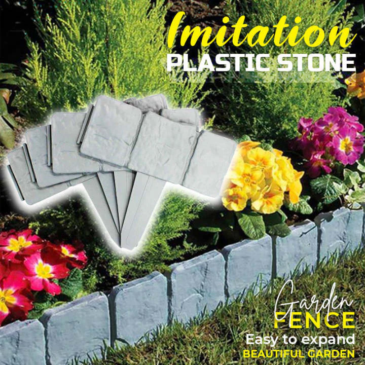 Imitation Stone Garden Fence - DIY Garden Edging Border - Image 8