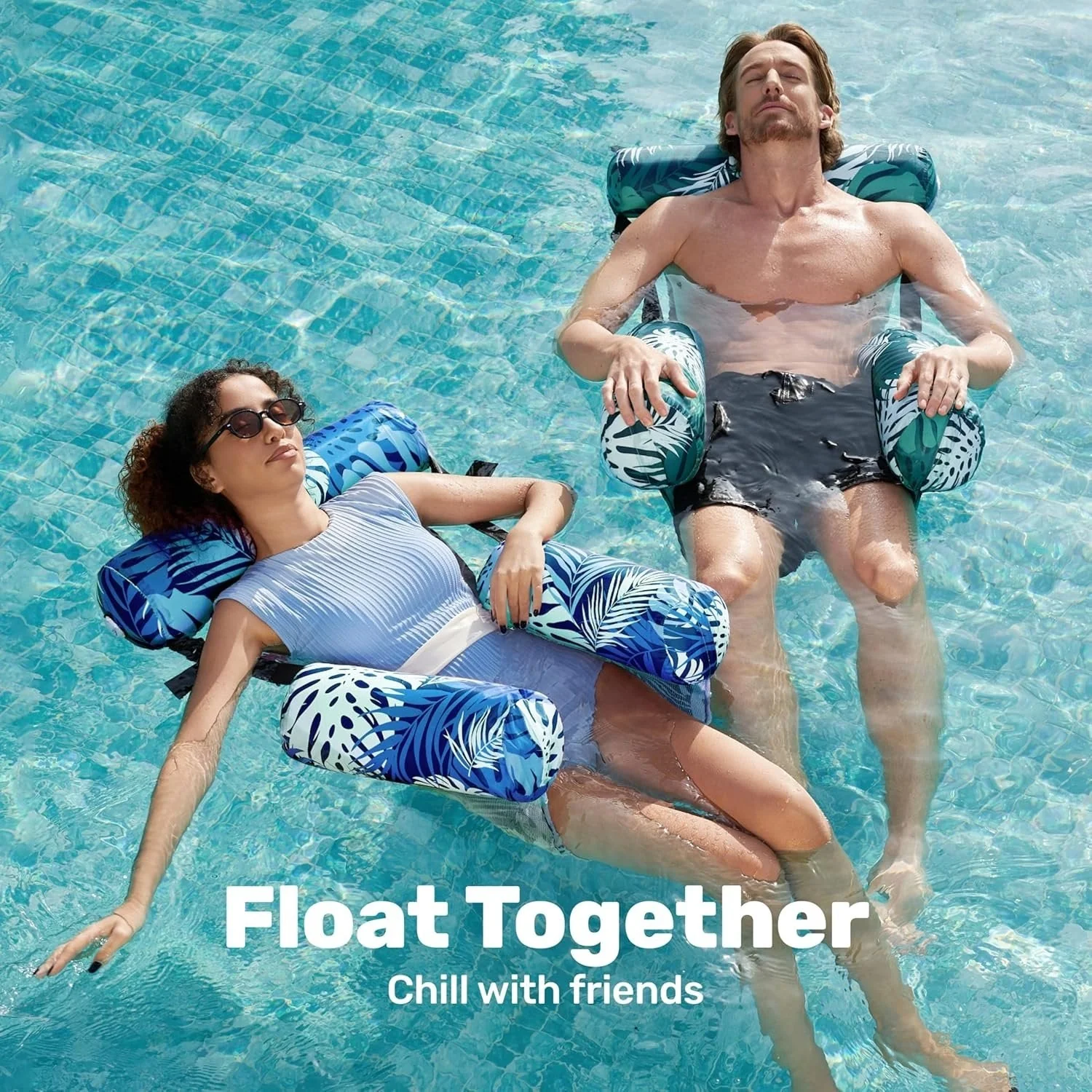 Inflatable Pool Floats Adult,Floating Lounge Chairs - Image 3