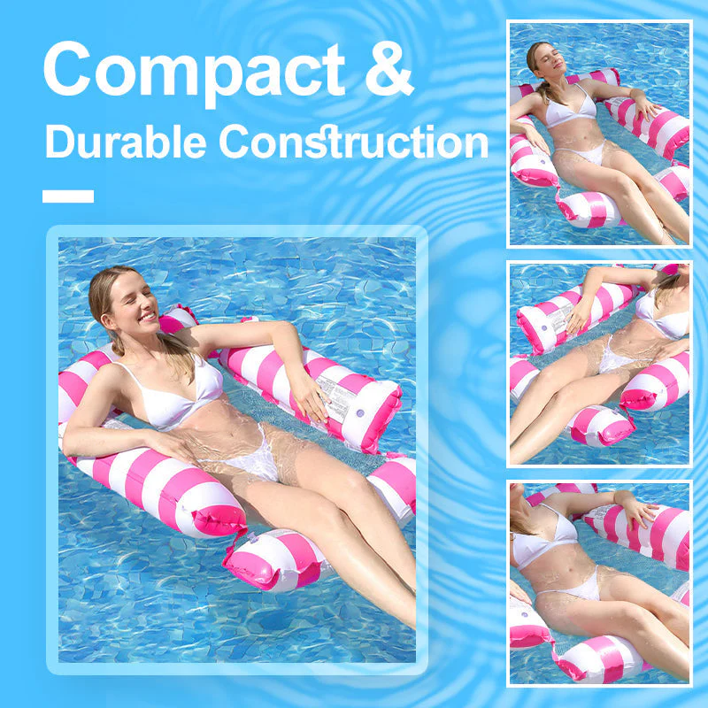 📢📢50% OFF !! ⏰Inflatable Stripe Pool Float Lounge Chair - Image 5