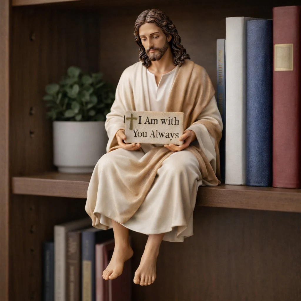 ✨Handcrafted Jesus Figurine✝️Serene Desk Companion🙏 - Image 2