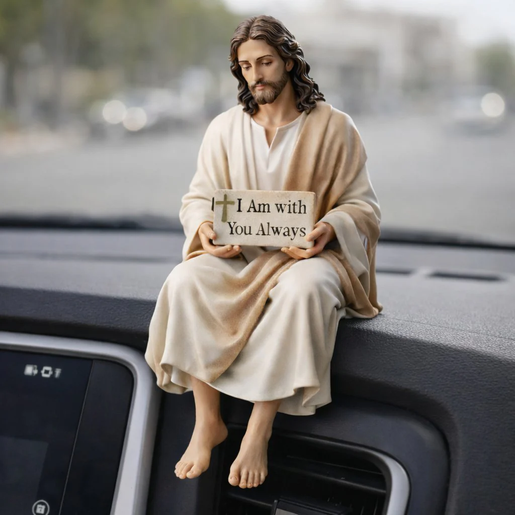 ✨Handcrafted Jesus Figurine✝️Serene Desk Companion🙏 - Image 3