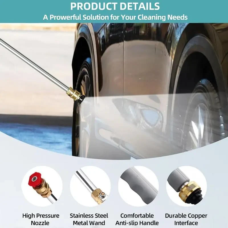 🏠🚀2026 Hot Sale✨ - Jet Nozzle Power Washer for Garden Hose - Image 2