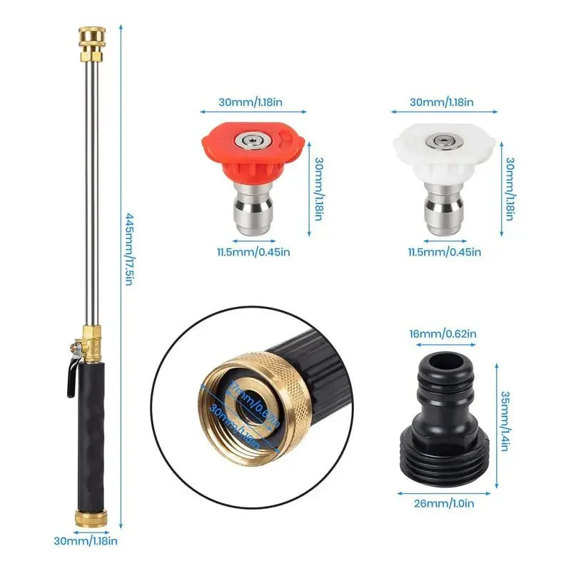 🏠🚀2026 Hot Sale✨ - Jet Nozzle Power Washer for Garden Hose - Image 8