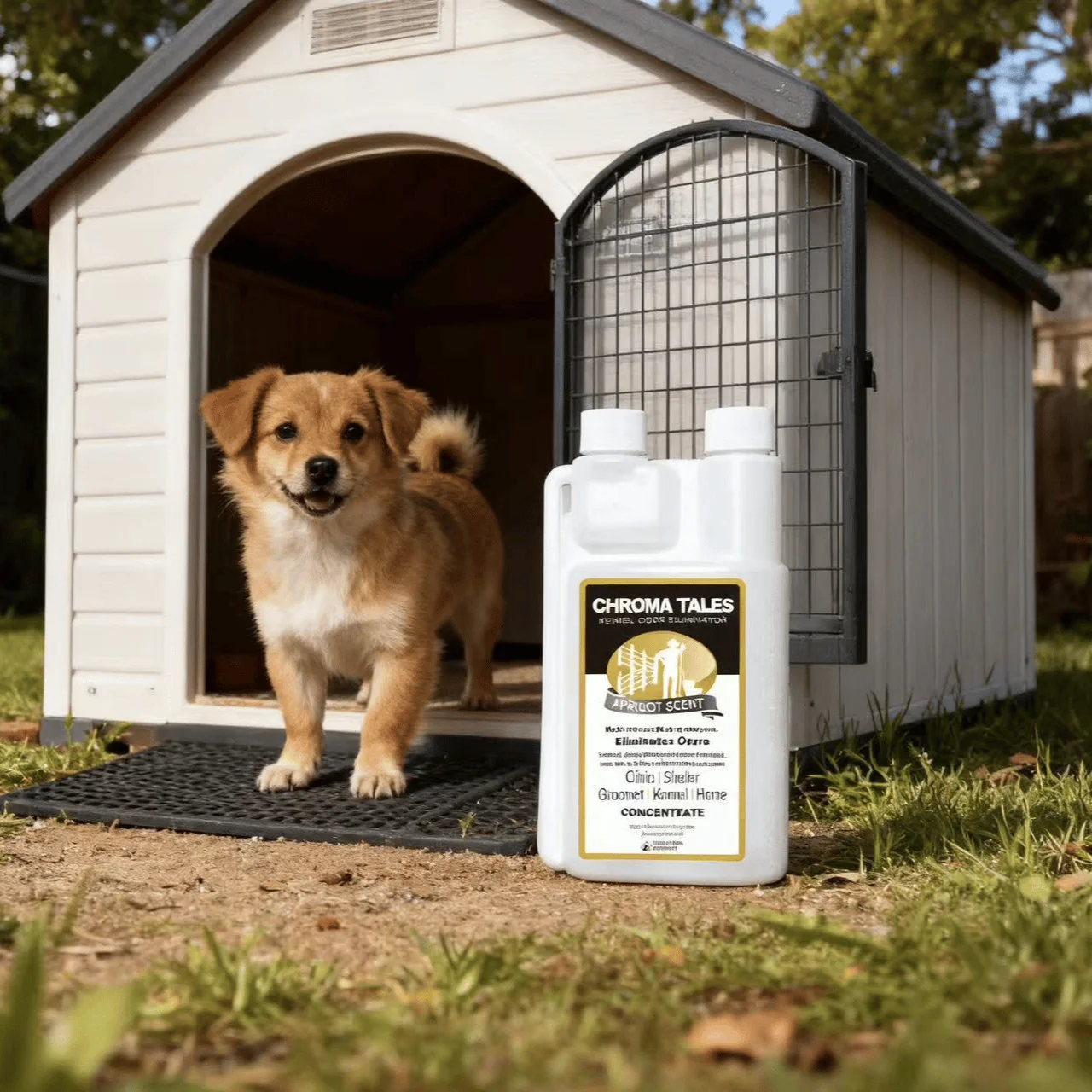 Kennel Odor Eliminator 🍑  Concentrate – Non-Enzymatic, Apricot & Fresh Scents for Tough Pet Odors - Image 4