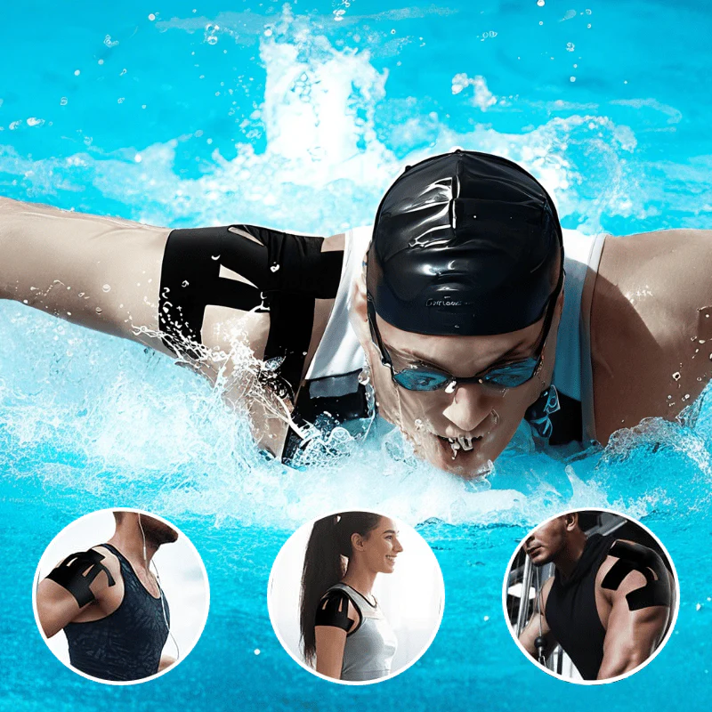 Kinesiology Tape for Shoulder Pain Relief (1 set 10 pc) - Image 7