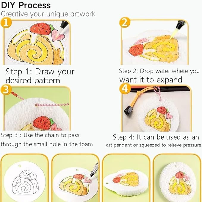 😃 Great Summer Activity Idea! – Magic 3D Foam Texture Painting Kit 🎨✨ - Image 3