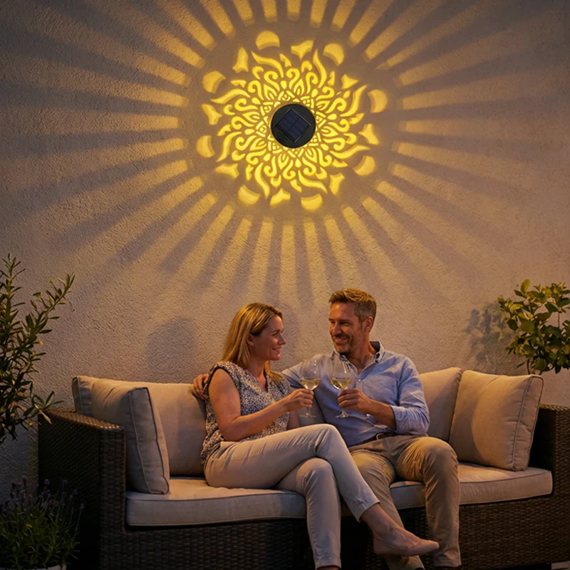 📢📢50% OFF !!!⏰Solar-Powered Mandala Projector Light - Image 6