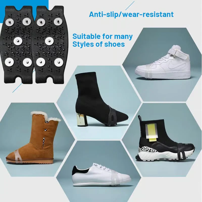 Manganese steel spikes non-slip shoe covers❄️ - Image 2