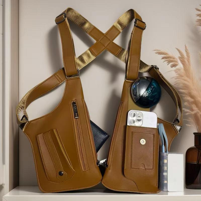 Premium Leather Adjustable Underarm Shoulder Bag for Men & Women - Image 4