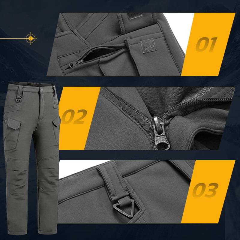 ⏳🔥Men's Windproof & Warm Outdoor Military Tactical Pants - Image 6