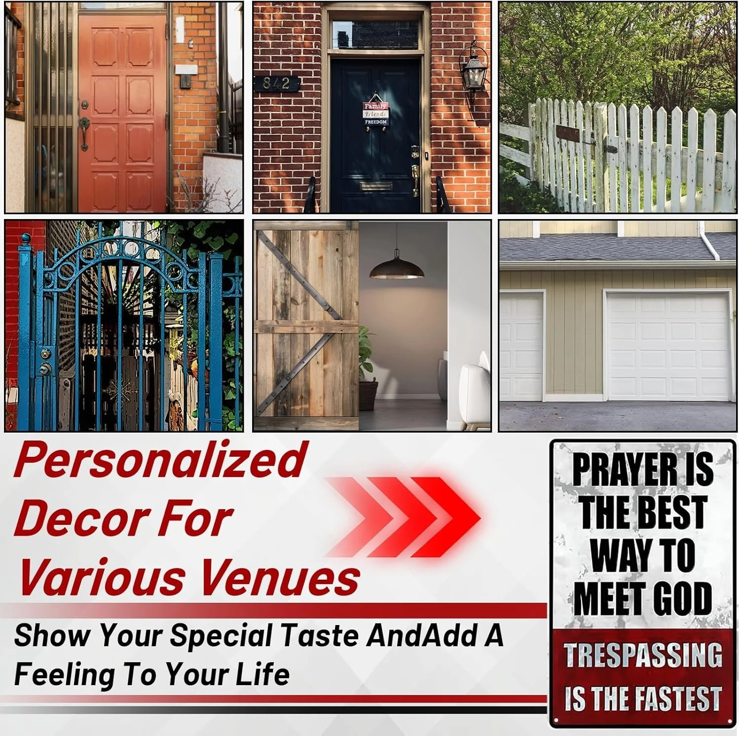 🔥LAST DAY 49% OFF - Metal No Trespassing Signs Private Property Funny - Image 4
